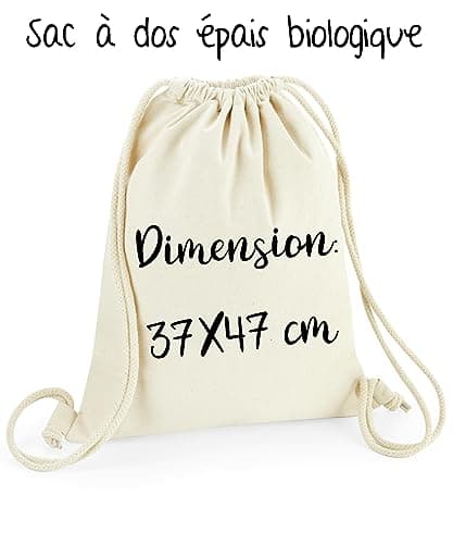Sac à doudou/pochon/pochette avec lien prénom personnalisé en coton pour enfant 3 tailles disponibles et sac à dos en toile bio motif Arc en ciel rose vieux