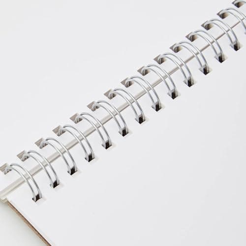 Derwent - Carnet de Croquis A4 Portrait avec Dos Rigide, 30 Feuilles de Papier Non-Acide, Reliure Spirale, Qualité Professionnelle, 2300139