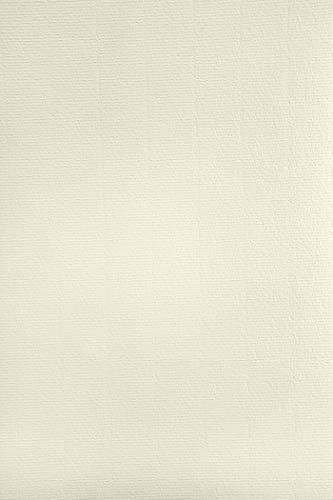 Netuno 50x papier ivoire nervuré A4 297x210mm 120g Aster Laid Ivory papier décoratif de haute qualité papier à nervures papier texturé papier structuré pour baptême mariage lettres cartes de vœux