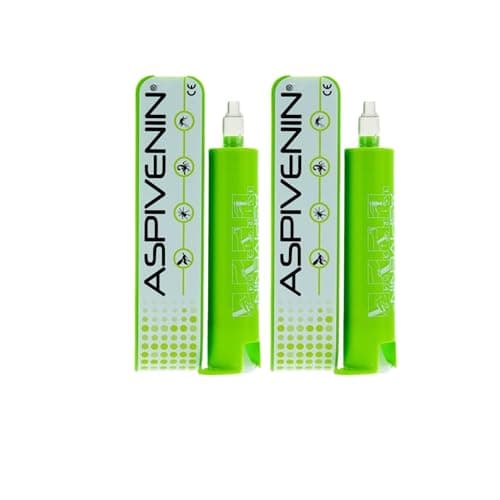 PARAVOSTRA | Aspivenin | Pompe à venin | Aspire de façon indolore tous les venins | Soulage la douleur occasionnée par les piqûres ou les morsures d'animaux venimeux | Fabriqué en France | Lot de 2x1