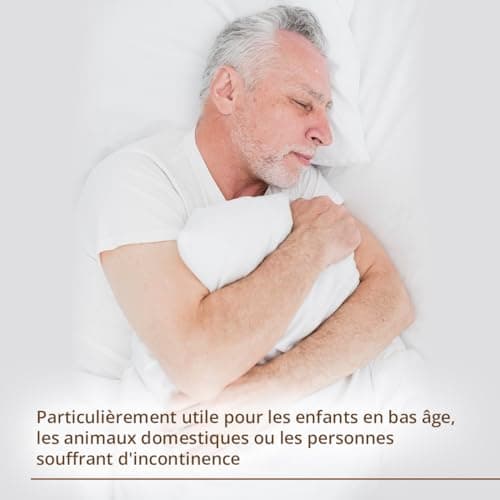PimPam Factory - Protège Matelas imperméable en Coton 80 x 190 cm - Alese lit Lavable - Protege Matelas pour Personnes âgées, Enfants et bébés - Fabriqué en Espagne Label ITEL
