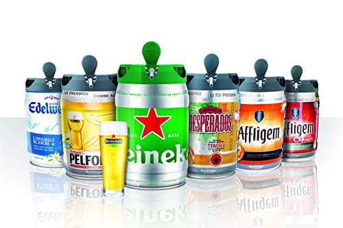 Krups 5 tubes de service pour tireuses à Bière Beertender, Machines à bière, Futs Heineken, Pelforth, Affligen, Desperados, Edelweiss XI200000