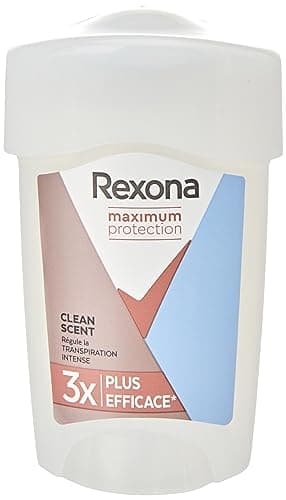 REXONA - Déodorant Femme Clean Scent - Stick Anti-transpirant - 3x plus efficace contre la transpiration - Protection 96h - 45ml