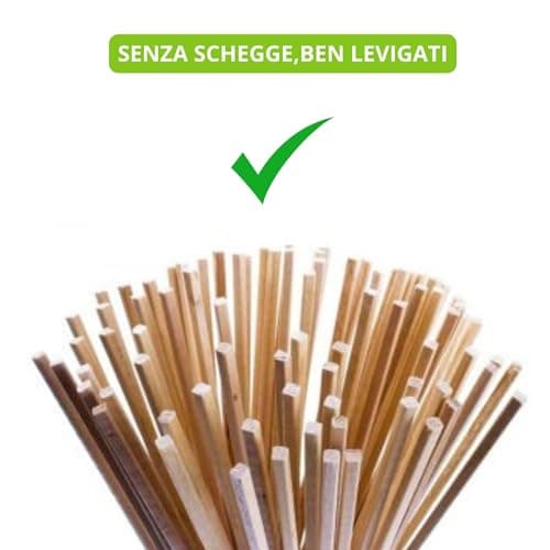 Bâtonnets pour la barbe à papa 40 cm x 0,4 cm | 200 pièces
