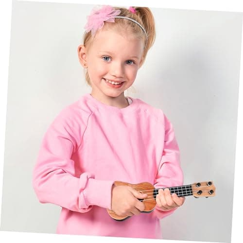 GARVALON Mini Ukulélé Enfants Ukulélé Jouet Instruments De Musique Modèles Ukulélé Instruments Jouet en Plastique Ukulélé Modèle Simulation Ukulélé Jouets Ukulélé Jouets Enfants Guitare