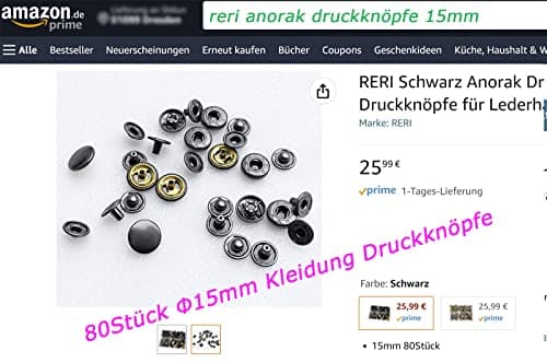 15 mm Boutons Pression en Métal avec Outils en Métal pour Sacs à Dos de Chemise en Cuir,Ceintures de Sac de Chapeau,Cuir de Bricolage