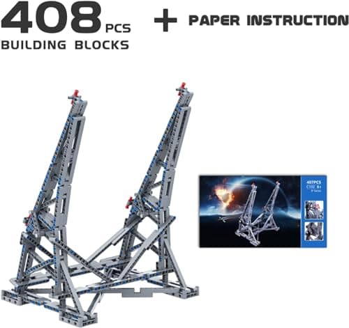 Millionspring Support pour 75192 Millennium Falcon, Ensemble de Construction de Présentoir de Bricolage - 408 pièces (modèle 75192 Non Inclus)