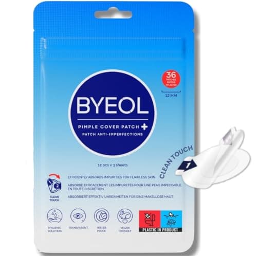 Patch Bouton Acné – Hydrocolloïdes – Pimple Patch Anti Bouton – Absorbe Les Impuretés dès 6h – Skincare Coréen, Ultra Fin – Favorise La Cicatrisation – Idéal Routine Skincare