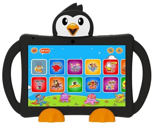 Logicom - Tablette Tactile pour Enfant - LOGIKIDS 11 - Dédiée aux 3 à 8 Ans - Applications Ludo-éducatives incluses - 2Go Ram - 5000mAh - 16 Go - Ecran 10,1’’ - Android 13