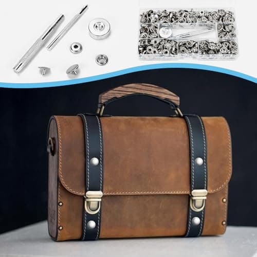 HEKOBAG 300 Pièces Boutons Pression en Métal, 15mm Kit de Fixation Bouton Pression, Boutons Pression à Coudre avec Outils en Métal, Pression Metal Couture pour Jeans, Vêtements, Sacs, Cuir, Artisanat