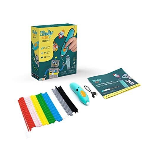 3Doodler Start+ Essentials Ensemble de Stylo 3D pour Enfants, Ensemble d'Activités Artistiques à Apprendre à la Maison, Jouet Éducatif STEM pour Garçons et Filles de 6 Ans et Plus
