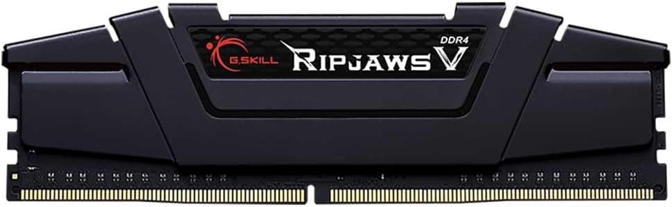 G.Skill Ripjaws V F4-3600C18D-16GVK Module de mémoire 16 Go 2 x 8 Go DDR4 3600 MHz Noir