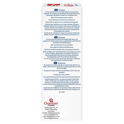 Doppelherz aktiv A-Z Complete Depot, Complément alimentaire, Vitamines à libération progressive, calcium, magnésium, fer, zinc, biotine, acide folique, 120 comprimés