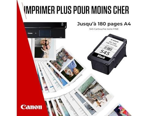 Canon Cartouche Encre - PG-545 Cartouche d'encre Noire Authentique pour imprimante - (1 x Cartouche)