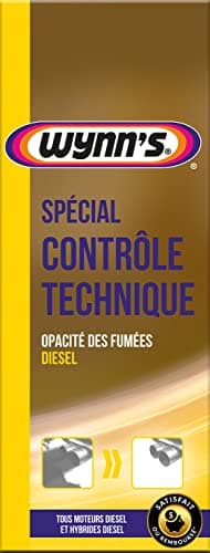 Wynn's Additif Contrôle Technique Diesel - Nettoyant Injecteurs - 325 ML | Réduit les Fumées Noires - Nettoie les Injecteurs Diesel - Aide à Préparer le Véhicule au Contrôle Technique