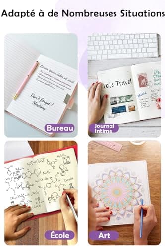 GOORAIFU Journal Intime avec Cadenas pour Filles et Femmes, Carnet Secret A5 en Cuir PU, 240 Pages, Carnet de Notes avec Stylo à Bille en Métal et Coffret Cadeau,violet