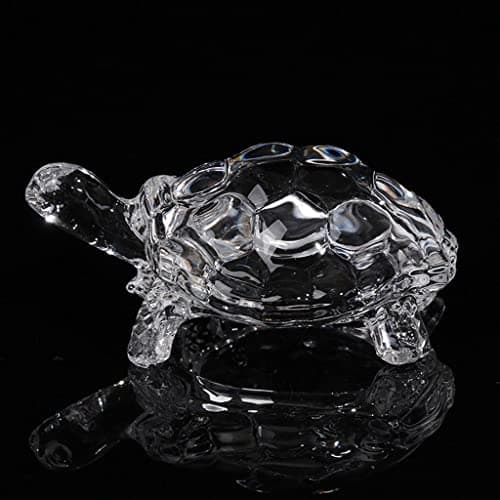 Tortue Feng Shui chinoise, 1 pièce, statue de tortue en cristal, ornement Feng Shui chanceux, cadeau de fortune.