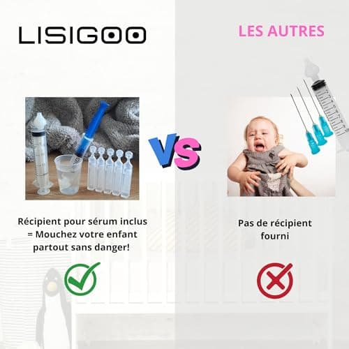 Seringue nasale bebe enfant 10 ml 20 ml et embout silicone souple - Mouche bebe seringue - Pipette serum physiologique - Seringue nez bebe - Trousse de soin bebe - Cadeau naissance garcon fille bébé