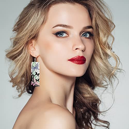 Boucles D'oreilles Anime en Acrylique - 8 Paires pour Cosplay et Bijoux