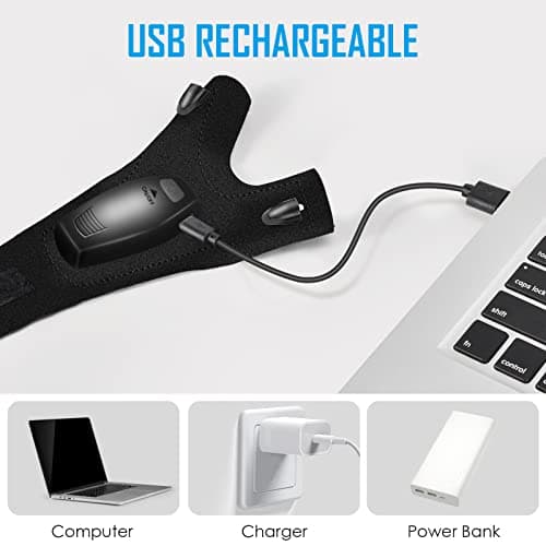 KEZKALS Cadeau Homme/Femme Original, Rechargeable Pêche Gants LED Lumières étanches, Idee Cadeau Fete des Peres Original, Idee Cadeau Homme Original, Cadeau Anniversaire Homme, Idee Cadeau Homme Noel