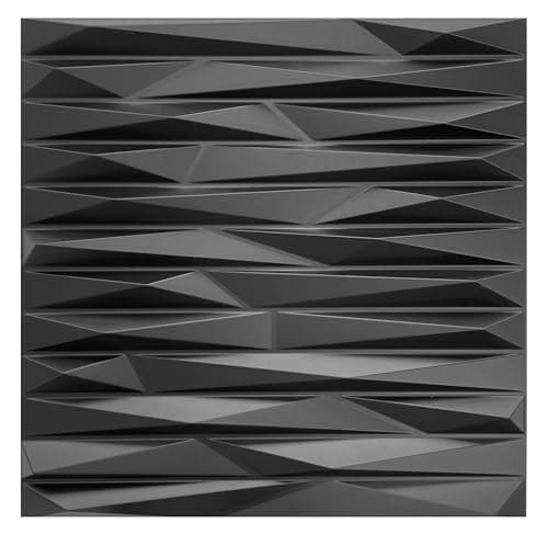 Eurodeco 20 pièces 3D Panneaux muraux & Plafond, 50cm x 50cm en Plastique PVC, Mur 3D, Plafond 3D, revêtement Mural, Salle de Jeux, 5m2 - 1mm d'épaisseur