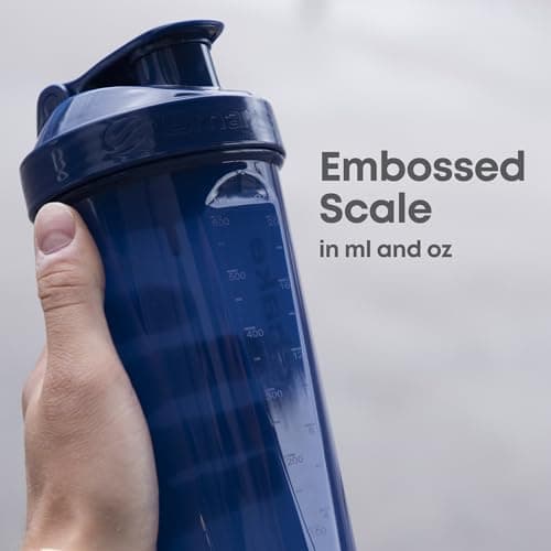 Smartshake Lite 4-Pack Protein Shaker Bottle 600 ml | 20 oz - Leakproof Screw-on Lid - BPA Free – Unisex - Mist Gray, Army Green, Black, Navy Blue