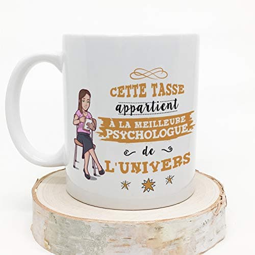Mugffins Mug/Tasse Psychologue (Meilleur de l'univers) - Idées Cadeaux Drôles Psychologie