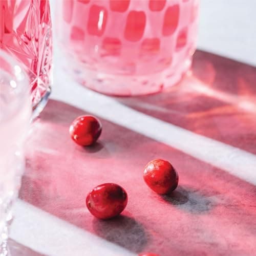 OCEAN SPRAY Bouteille de jus de Cranberry et Framboise Faible en sucres 1 Litre -Carton de 6 bouteilles