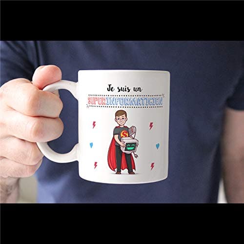 MUGFFINS Mug/Tasse Informaticien (Meilleur du Monde) - Idées Drôles Informatique