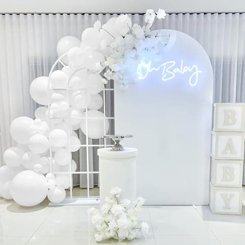 Unisun Ballons Blancs, 50 Pièces 12 Pouces Ballons Blancs Mats, Ballons Blancs Pour Garçons Filles Fête d'Anniversaire Nuptiale Mariage Enterrement Jeune Nouvel An Décorations Remise Des Diplômes