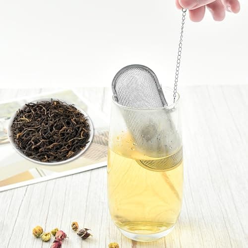 Lot de 2 Infuseur à Thé Capsule en Acier Inoxydable,Boule à Thé avec Couvercle,Filtre à Thé Réutilisable pour Mug et Tasse - Accessoire Pratique pour Infusion de Thé en Vrac