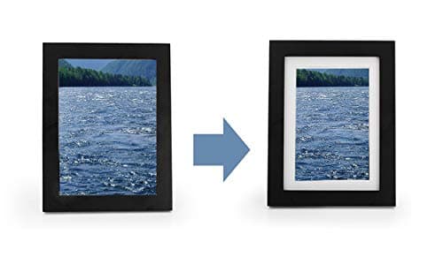 TUKA 5x Passe-Partout DIN A3, Ouverture A4 20,8x29,5cm, Blanc, 1 mm d'épaisseur Passepartout, Sans Acide Résistant au Vieillissement pour l'encadrement Photos Affiches Impressions d'art, TKD9100-A3