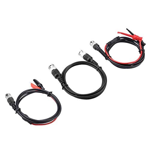 Câble coaxial BNC à BNC Crocodile Chip Multimeter Test Hook Set Test Lead Kit Sondes d'oscilloscope BNC à pinces crocodiles pour la formation d'électricien