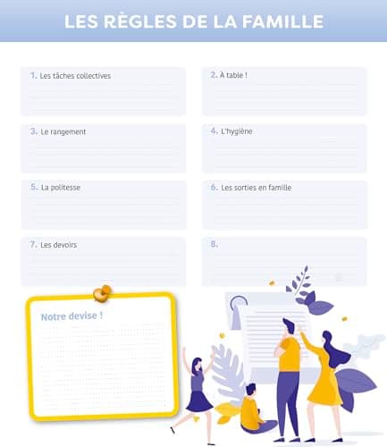 Frigobloc Mensuel 2025 - Calendrier d'organisation familiale / mois (de sept. 2024 à déc. 2025)