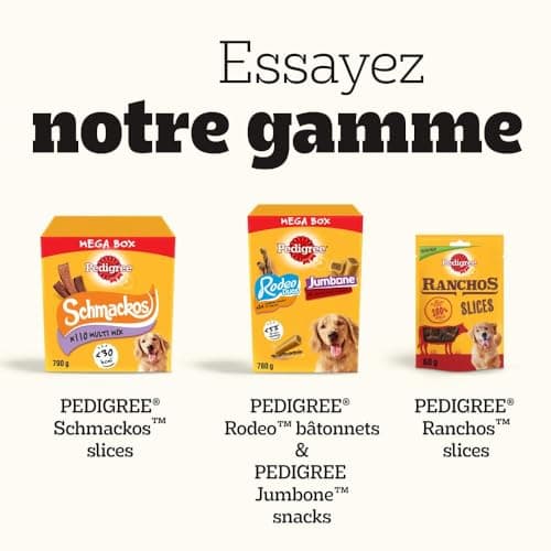 Pedigree Sa Récompense – Bouchées Moelleuses pour Chien – Friandises au poulet – 6 sachets de 130g