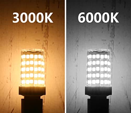 MENTA Ampoule LED E14 10W, Sans Scintillement, Blanc Froid 6000K, 800lm, Équivalent 80W Halogène, 86-LED, Économie d'énergie, Base en céramique, Non-dimmable, AC220-240V, Φ22*68mm, Lot de 10
