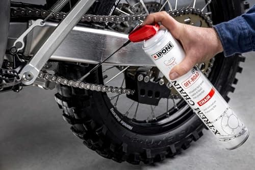 IPONE - Graisse de Chaîne Ultime pour Moto Tout-Terrain X-trem Chain Off-Road – Résiste aux conditions extrêmes - Cross-Enduro – Pulvérisation précise – Diffuseur Multi-positions 750 ml