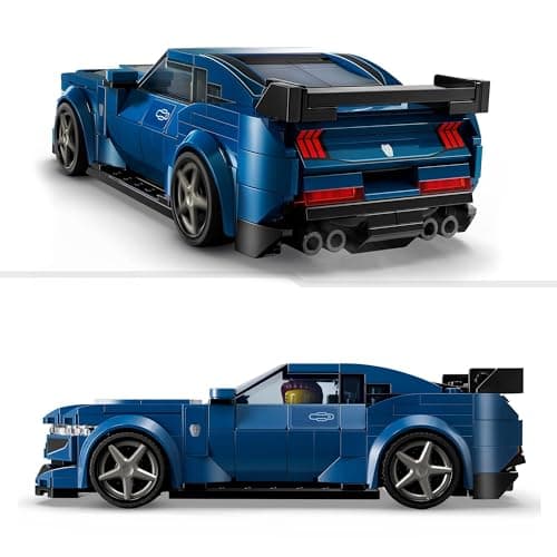 LEGO Speed Champions La Voiture de Sport Ford Mustang Dark Horse Véhicule Jouet, Set de Construction pour Enfants, Idée Cadeau pour Les Garçons et Les Filles Dès 9 Ans, Décoration pour Chambre 76920