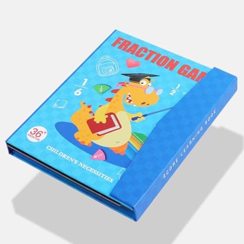 Jeux pour Apprendre Les Fractions,Outils d'apprentissage,Apprendre a Compter,Learning ressources,Montessori Jeux Enfant 5 Ans