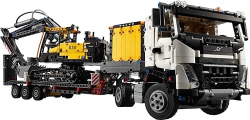 LEGO Technic Camion Volvo FMX et Pelleteuse électrique EC230 - Jouet Voiture pour Enfants - Véhicules à Offrir aux Garçons et Filles de 10 Ans et Plus Passionnés d'Engins de Chantier 42175