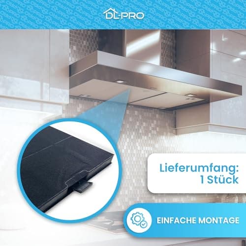 DL-pro Filtre à charbon actif pour hotte aspirante Bosch 00744075 744075 DHZ5226 Siemens LZ52251 Neff Z5131X1