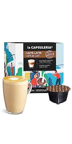 CAFÉ AU LAIT/CAFFE LATTE (96 Capsules) compatible avec Nescafé Dolce Gusto - (La Capsuleria)