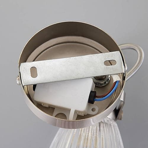 Lindby Applique Murale Kara à intensité variable (Moderne) en Gris Verre e. a. pour Salle de bain (1 lampe,à G9), Luminaire salle bain, Lampe WC