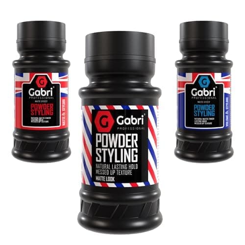 Gabri Poudre coiffante 21 g | Poudre de poussière épaississante volumisante | Tenue flexible | Aspect mat | Contrôle maximal | Poudre texturisante pour homme et femme (Volume Styling, 21g)