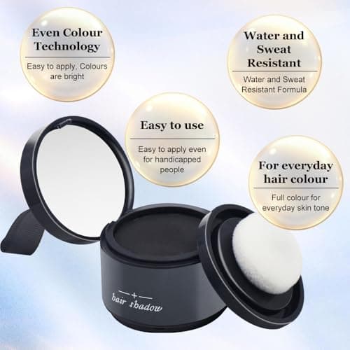 WAWJ® Hairline poudres de racines pour racine des cheveux, correcteur pour épaissir les cheveux, pour femmes et hommes, poudre de retouche racine, imperméable, pour masquer les racines