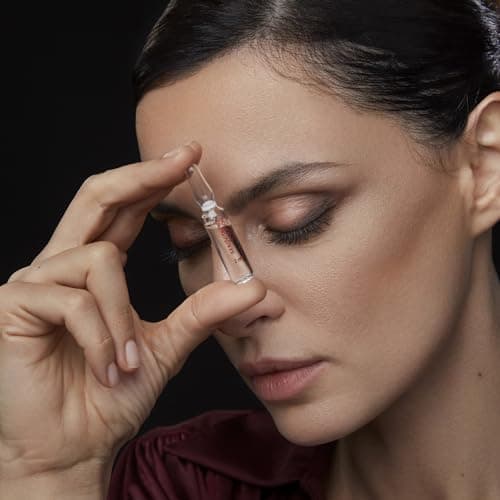 Sérum à l'Acide Hyaluronique pour Visage, Traitement Anti-Rides, Effet Très Hydratant, Régénérant et Antioxydant, Non Injectable, 10 flacons x 2 ml, Gerovital H3 Evolution
