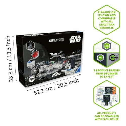 Ravensburger- Death Action Starter-Set Star Wars Gravitrax, 23860, Blanc