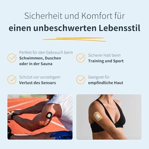 MySweetStitch | Patch de fixation pour Omnipod | Imperméable, respirant et non irritant pour la peau (25 pièces) | extérieur Ø 95 x 72mm | Beige