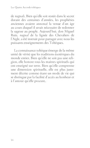 Les Quatre Accords toltèques: La voie de la liberté personnelle