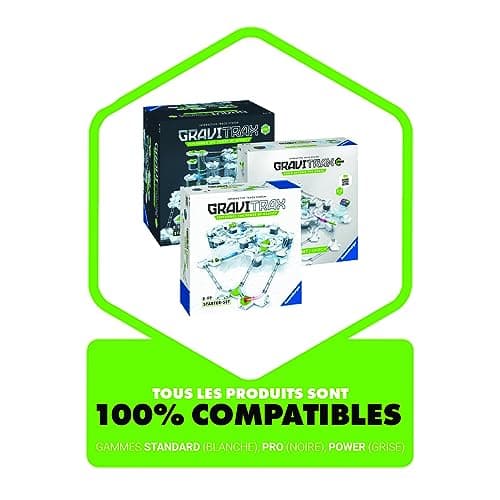 Ravensburger - GraviTrax - Extension Push - Marteau, TipTube, Volcan - Circuit de billes - Jeu de construction créatif - Parcours de billes à construir - Dès 8 ans - Version française - 22438